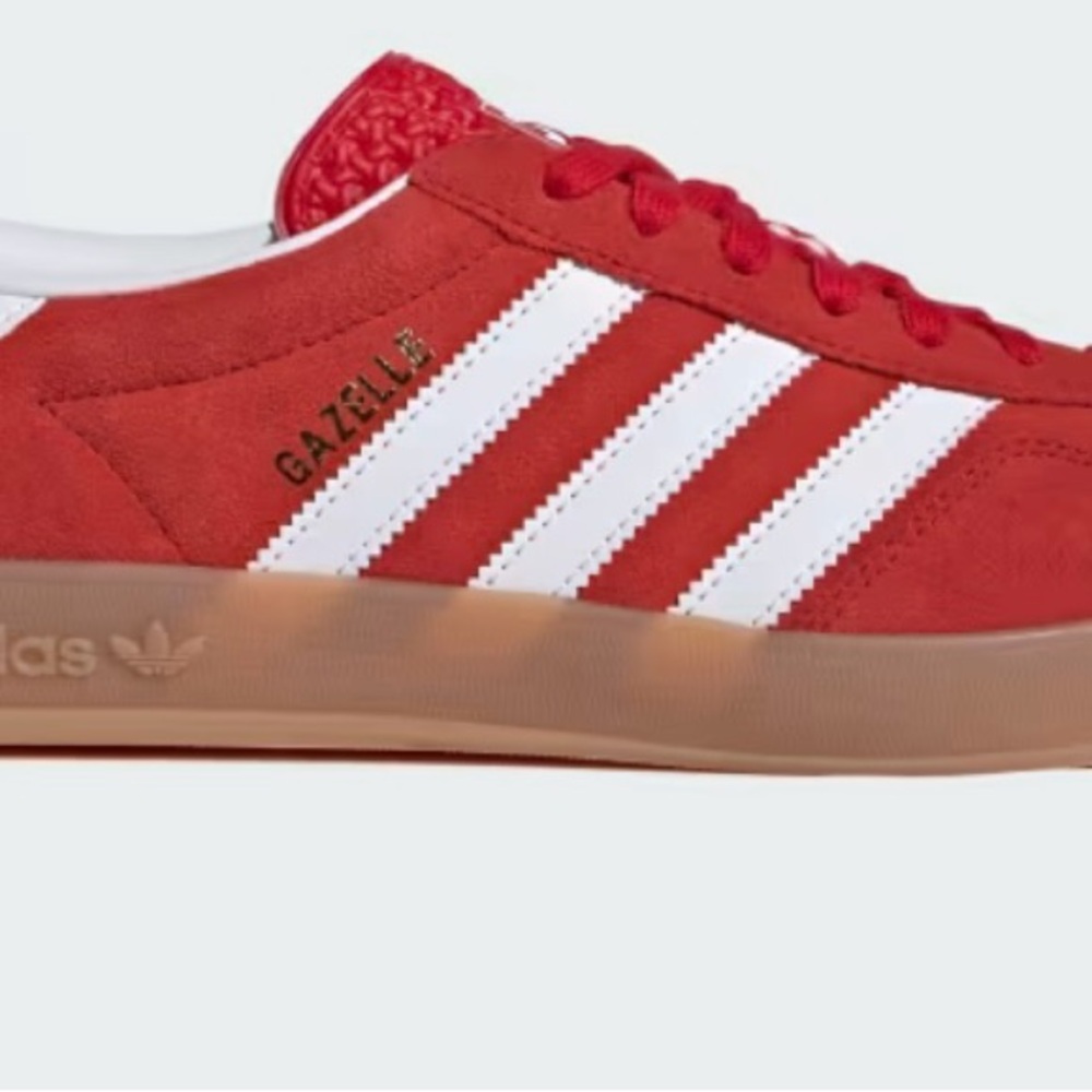 Men’s Adidas Red Gazelle Sneakers EUC US Men’s 9